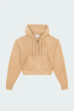 Hoodie zippé | Beige