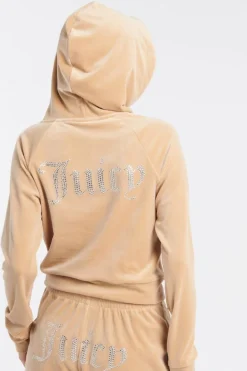 Hoodie zippé | Beige