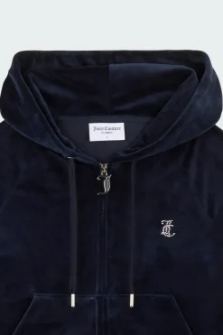 Hoodie zippé | Bleu