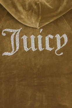 Hoodie zippé | Kaki