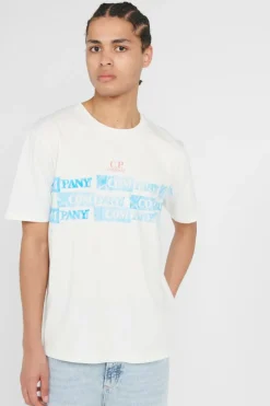 HORIZONTAL LOGO T-SHIRT - T-shirt | Blanc