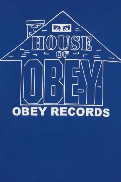 HOUSE OF RECORD - T-shirt | Bleu
