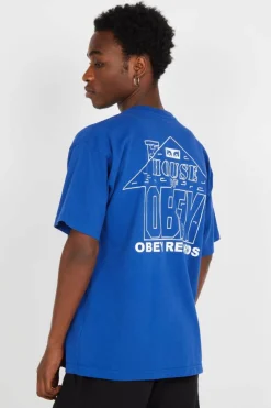 HOUSE OF RECORD - T-shirt | Bleu