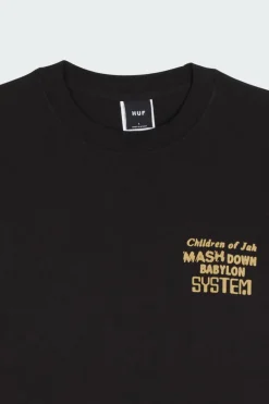 HUF ONE SOUND LS - T-shirt | Noir