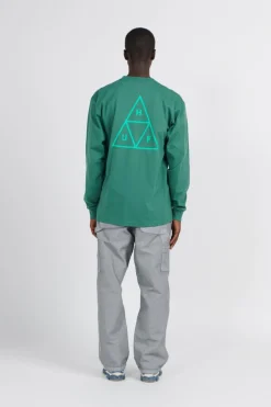 HUF SET TT LS - T-shirt | Vert