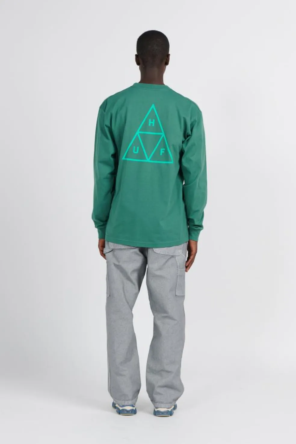 HUF SET TT LS - T-shirt | Vert
