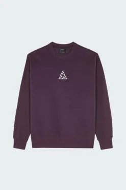 HUF SWEAT HUF SET TRIPLE TRIANGLE CREW - Sweatshirt | Violet