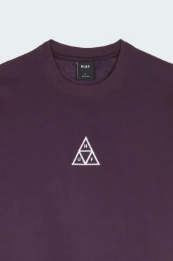 HUF SWEAT HUF SET TRIPLE TRIANGLE CREW - Sweatshirt | Violet
