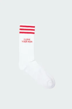 I LOVE YOUR MUM - Chaussettes | Blanc