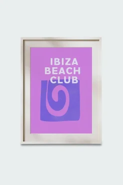 IBIZA BEACH CLUB VACAY A4 WALL PRINT - Affiche | Multicolore