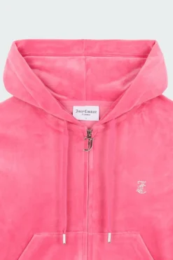 ICCLE DIAMANTE - Hoodie zippé | Rose
