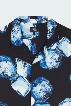 ICE CUBE SS - Chemise | Bleu