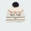 INTARSIA SWAN BEANIE - Bonnet | Beige