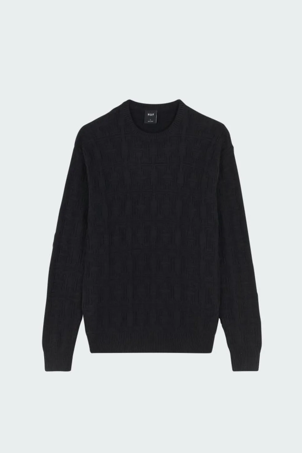 INTERLACED JACQUARD OVER - Pull | Noir