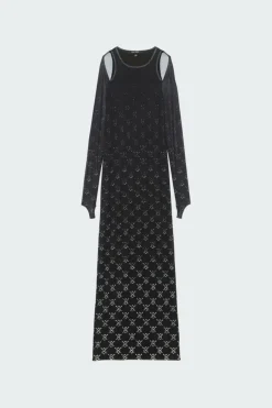 ivy shield dress - Robe | Noir