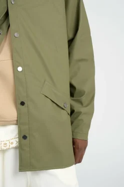 JACKET W3 - Coupe-vent imperméable à capuche | Vert