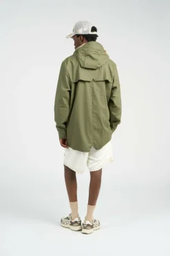 JACKET W3 - Coupe-vent imperméable à capuche | Vert