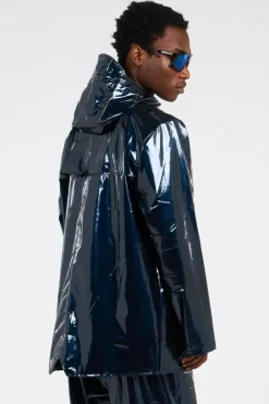 JACKET W3 - Coupe-vent imperméable à capuche | Bleu