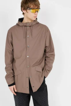 JACKET W3 - Coupe-vent imperméable à capuche | Marron