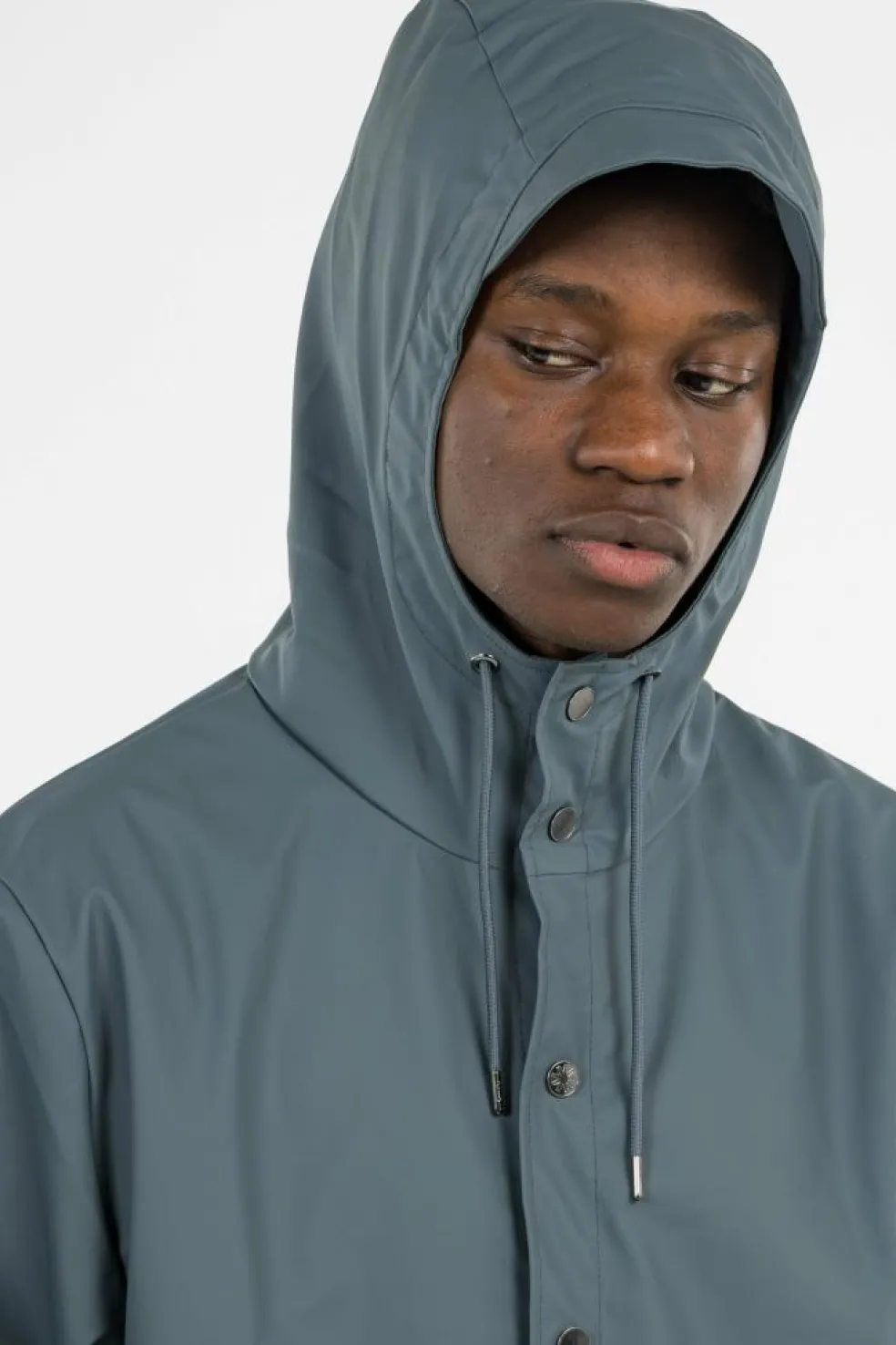JACKET W3 - Coupe-vent imperméable à capuche | Bleu