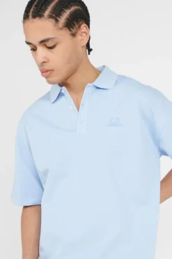JACQUARD POLO - Polo | Bleu