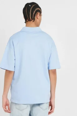 JACQUARD POLO - Polo | Bleu