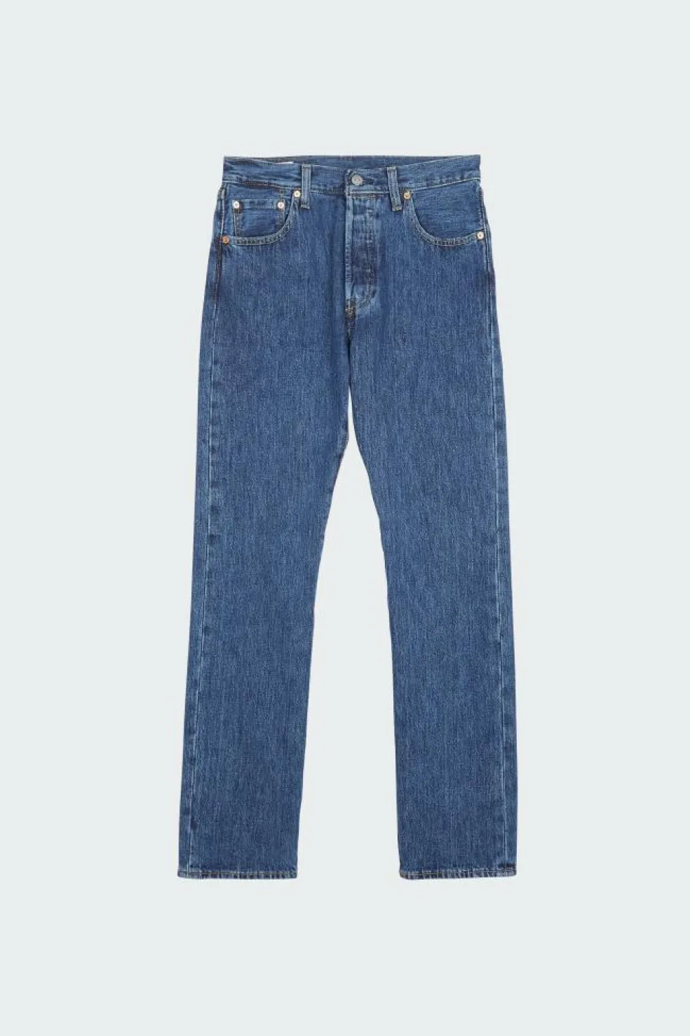 Jean 501 regular-fit en coton stretch | Bleu