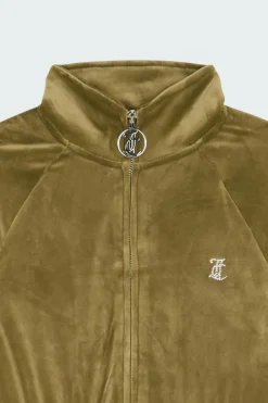 JUICY SLEEVE LOGO TRACKTOP - Veste | Kaki