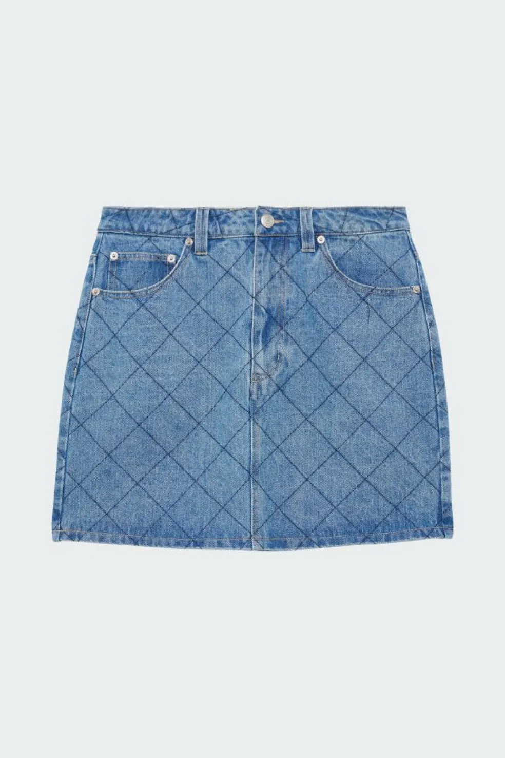 KALLIE DENIM LIN LIGHT IN - Jupe | Bleu