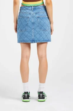 KALLIE DENIM LIN LIGHT IN - Jupe | Bleu