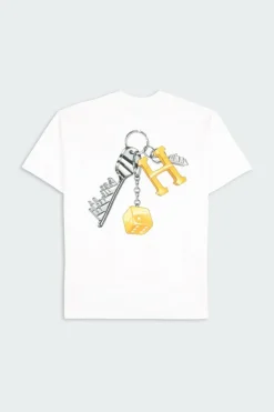 KEYS TO THE CITY SS - T-shirt | Blanc