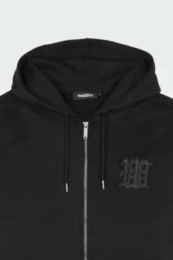 KINGDOM CURVE ZIP - Hoodie zippé | Noir