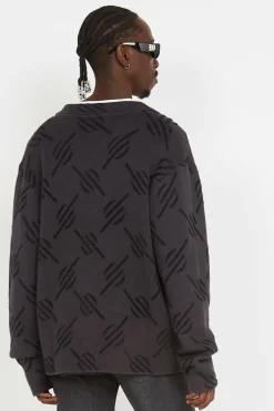 kirabo monogram knit - Gilet | Noir