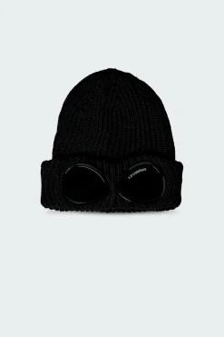 KNIT CAP IN EXTRAFINE MERINO WOOL - Bonnet | Noir