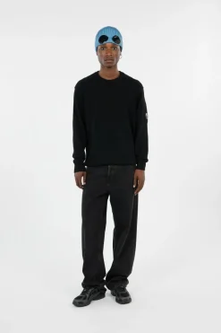 KNITWEAR CREW NECK IN LAMBSWOOL GRS - Pull | Noir