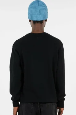 KNITWEAR CREW NECK IN LAMBSWOOL GRS - Pull | Noir