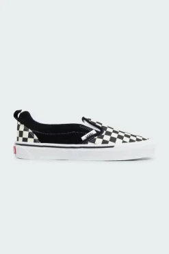 Knu Slip CHECKERBOARD/TR - Slip-on | Noir