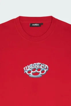 KNUCKLES T-SHIRT - T-shirt | Rouge