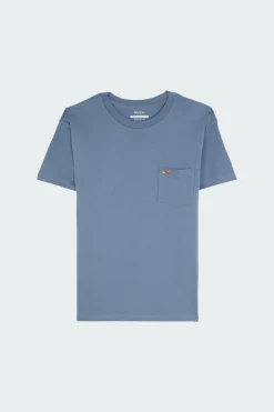 LA EYE SWIRL POCKET SS - T-shirt | Bleu