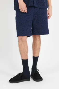 LACE SHIELD - Short | Bleu