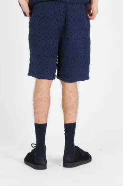 LACE SHIELD - Short | Bleu