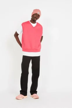 Le pull sans manche grenadine - Pull | Rose