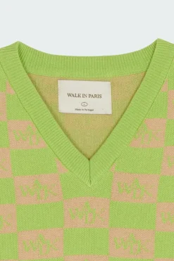 LE PULL SM DAMMIER - Pull | Vert