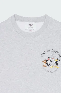 LEDRU MLB THATS ALL FOLKS/GOTS - Sweatshirt | Gris