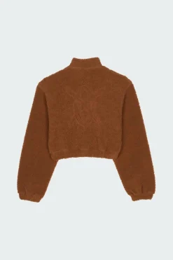 lela vest - Blouson | Marron