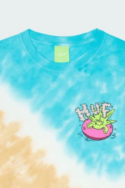 LIFES A BEACH SS TIEDYE - T-shirt | Beige