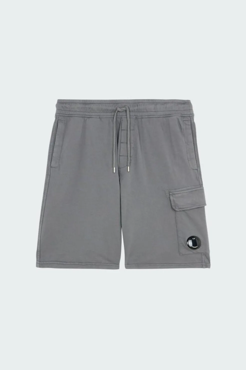 LIGHT FLEECE CARGO LENS SHORTS - Short | Gris