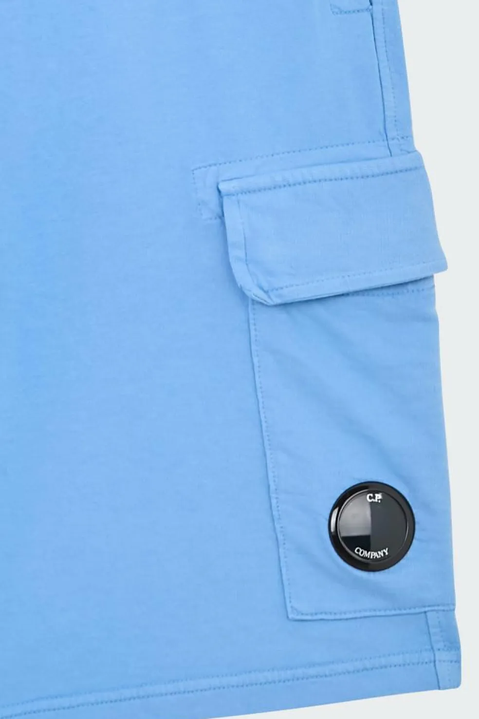 LIGHT FLEECE CARGO LENS SHORTS - Short | Bleu