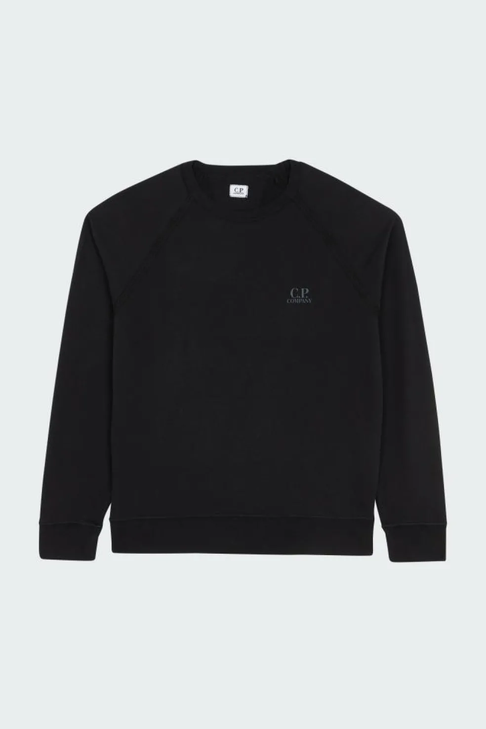 LIGHT FLEECE LOGO CREW NECK SWEATSHIRT - Sweatshirt | Noir