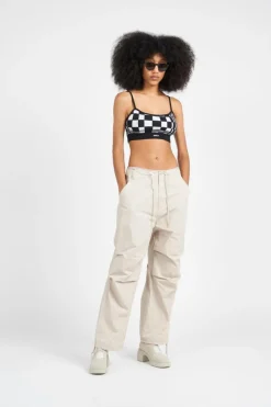 LILLIAN CROPPED TANK BKM - Top | Noir